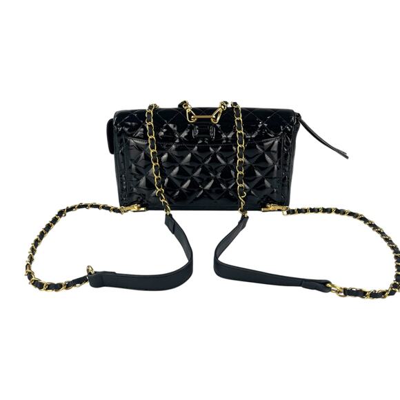 Chanel Vintage Patent Leather Matelasse Chain Backpack main image 9